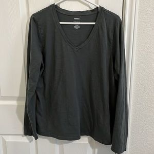 Sonoma everyday long sleeve T-shirt, Large, dark gray